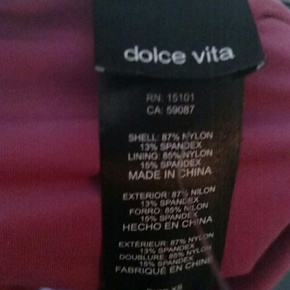 NWT Dolce Vita Lavender One Piece Macrame Swimsuit - Picture 5 of 8